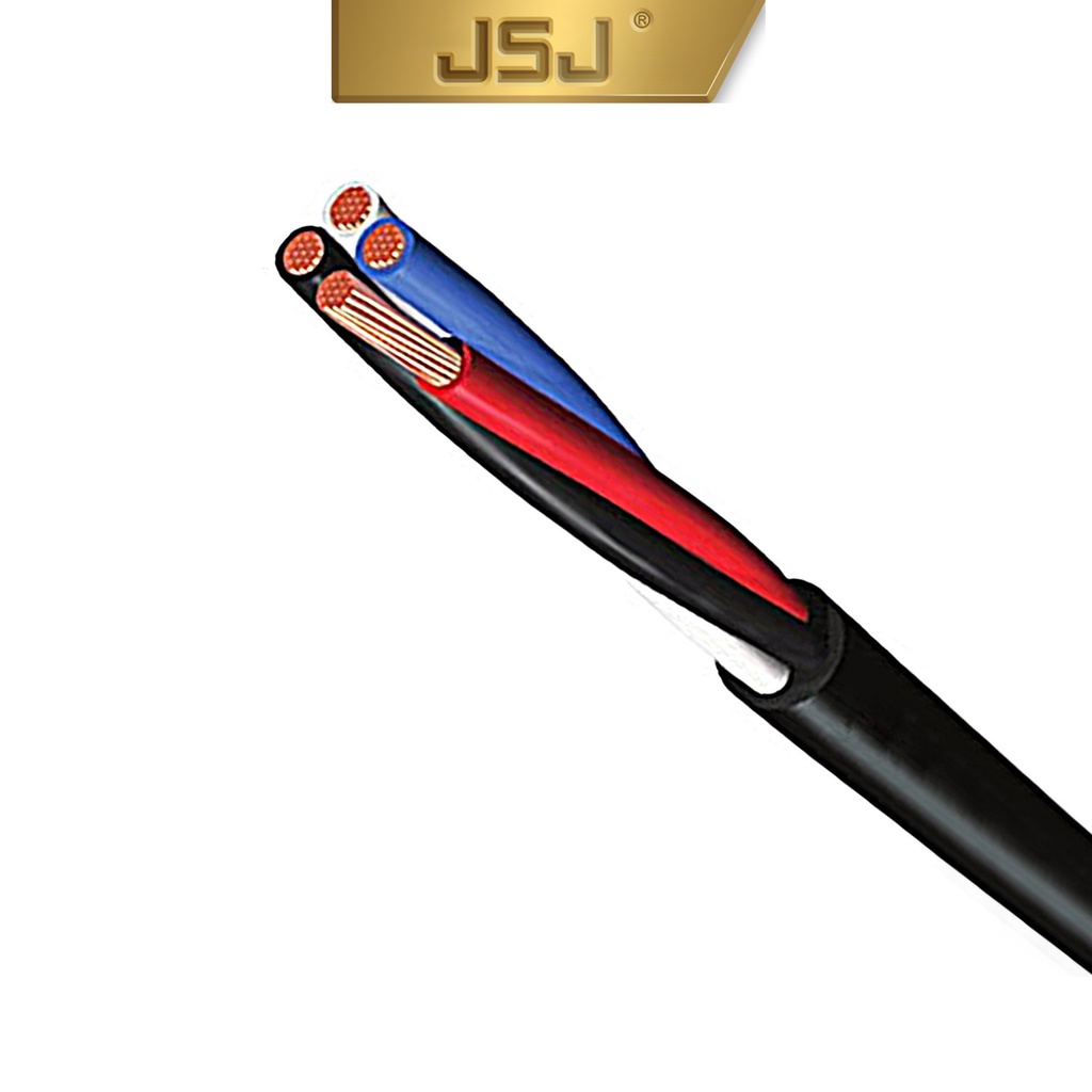 Dây loa JSJ Sommer 4 lõi 1.5 hoặc 2.5 đen được làm bằng đồng nguyên chất độ dẫn mạnh suy hao thấp truyền tải nhanh