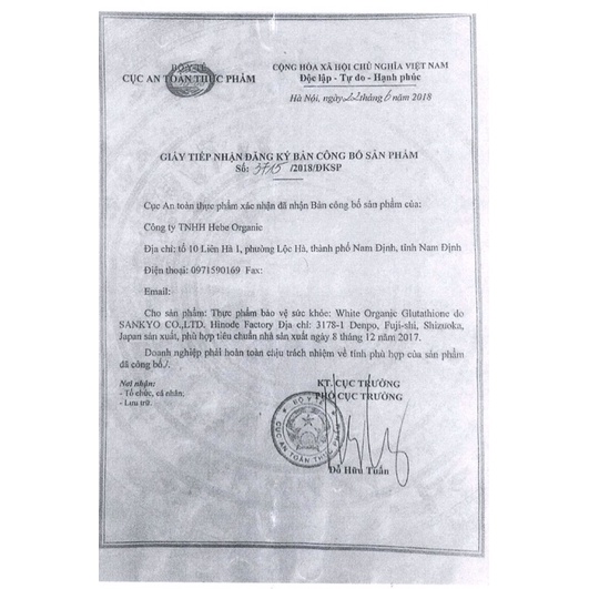 Viên uống trắng da White Organic Glutathione 500mg chính hãng từ Nhật Bản | Thế Giới Skin Care