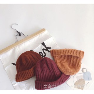 Mũ len trơn dành cho bé 6m-5y