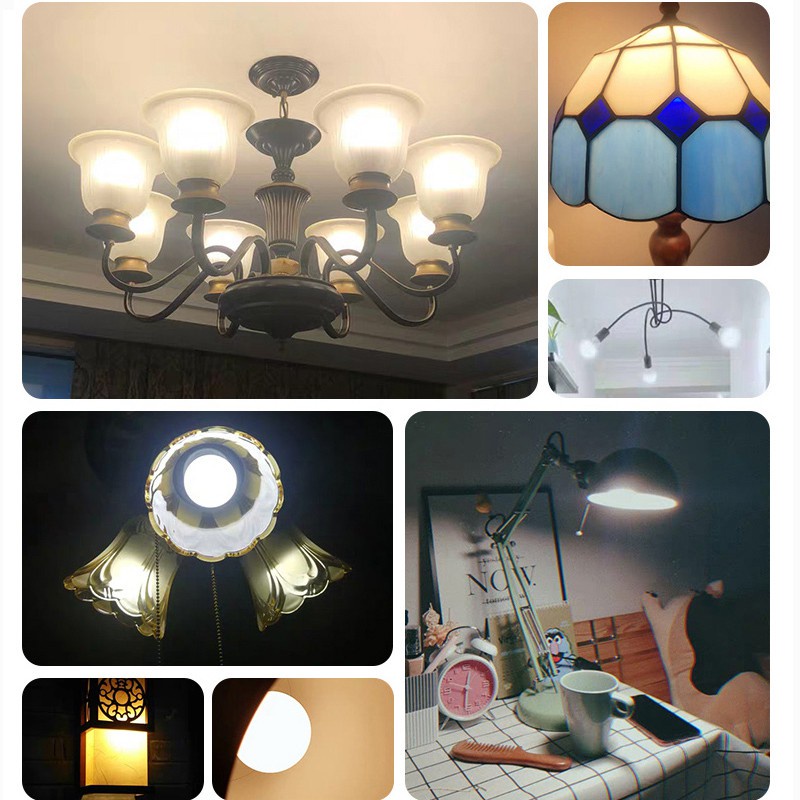 Bóng Đèn Led E27 AC110V 220V 240V 3W 5W 9W 12W 15W 18W Dùng Trang Trí Phòng Khách