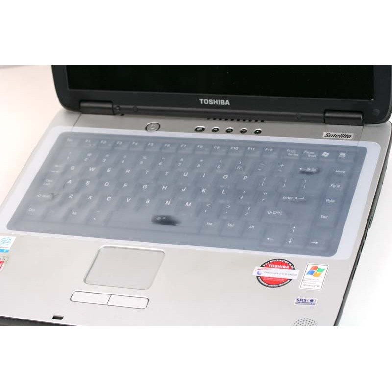 Tấm phủ bàn phím silicon cho laptop từ 13 đến 17 inch chắn bụi, chống nước bảo vệ bàn phím