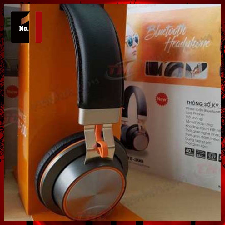 Tai Nghe Headphone Chụp Tai Bluetooth Chính Hãng SoundMAX BT300 Tai Nghe Nhạc Điện Thoại Úp Tai Không Dây