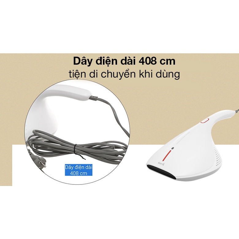 [ Tặng MGG 30K ] Máy hút bụi đệm giường diệt khuẩn UV Deerma CM800 hút và diệt khuẩn, mạt rệp, xiaomi youpin