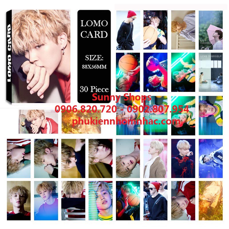 Lomocard BTS Love Yourself chung nhóm và thành viên | BigBuy360 - bigbuy360.vn