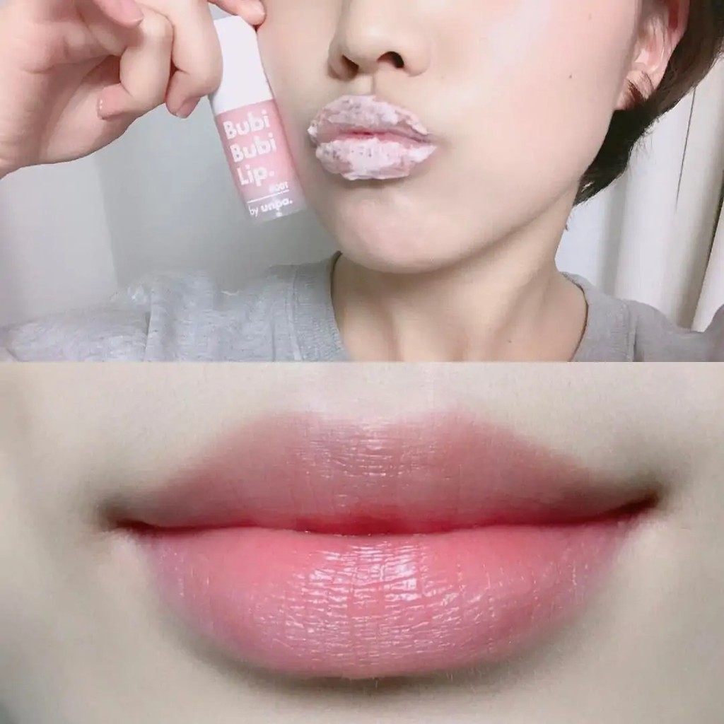 [Mẫu Mới Nhất] Tẩy Da Chết Môi Unpa Bubi Bubi Lip Hàn Quốc