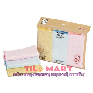 Combo 3 khăn sợi tre UNOBABY cho bé