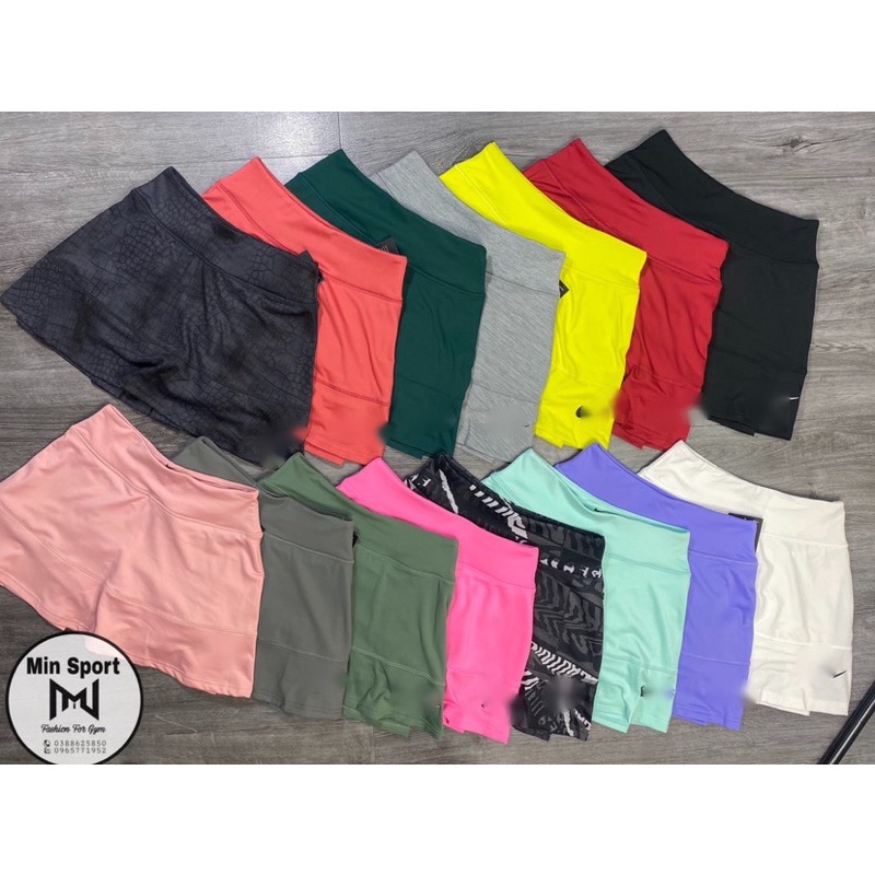 CHÂN VÁY TENNIS 2 LỚP CAO CẤP, VÁY THỂ THAO NỮ VẢI THUN NK | BigBuy360 - bigbuy360.vn