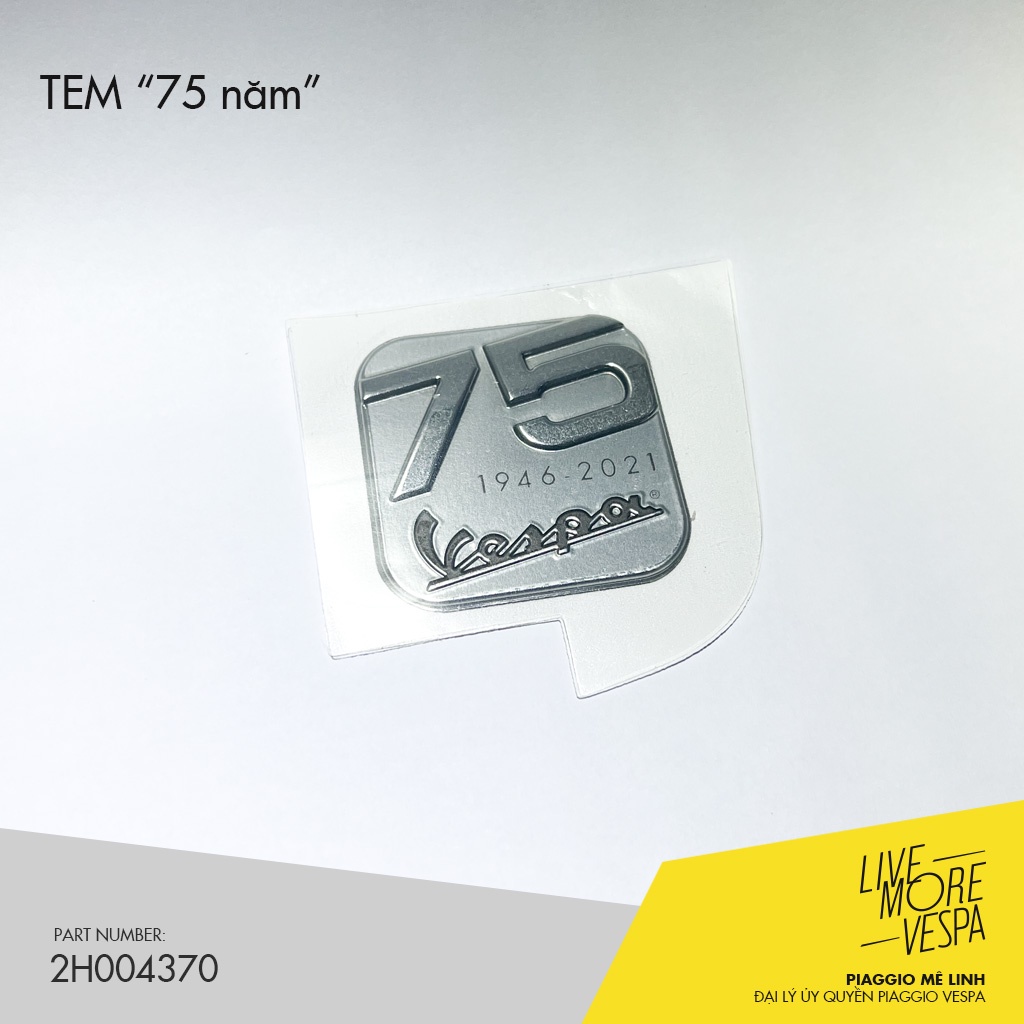 Tem Vespa "75 năm"