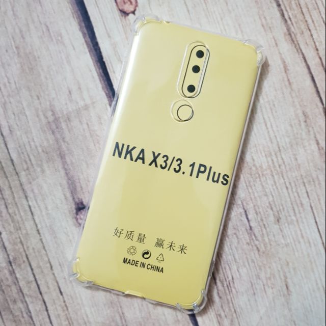 Ốp lưng Nokia X3 / 3.1 Plus dẻo trong chống sốc 4 cạnh cao cấp