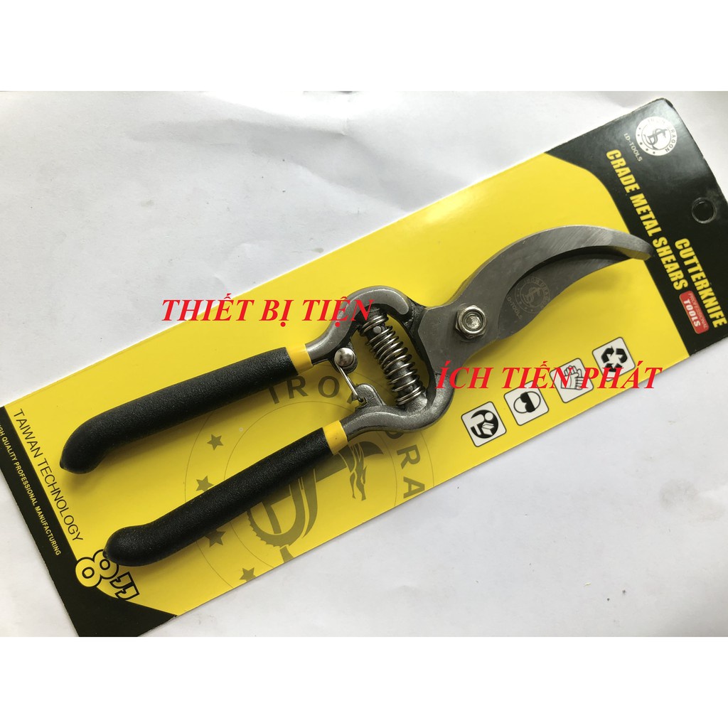 Kéo Cắt Cành Cong, Hãng LS, Cán Nhung, Chuyên Dùng Cắt Các Loại Cành To, Cao Cấp (Chính Hãng).