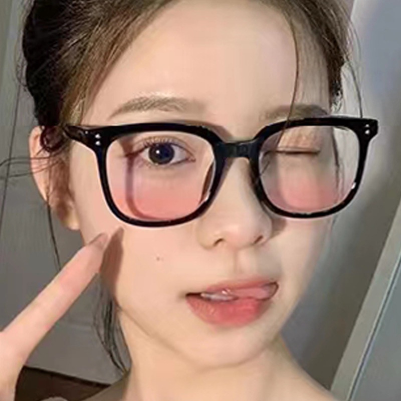 Kính Mát Tròng Màu Gradient Phong Cách Hàn Quốc Cá Tính