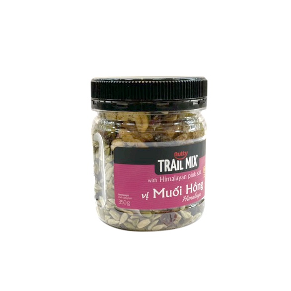 Hạt Dinh Dưỡng Trail Mix muối hồng Nutty - Tự Nhiên, Ít Calo,Heathy, Hỗ Trợ Giảm Cân | Meta Freshgo