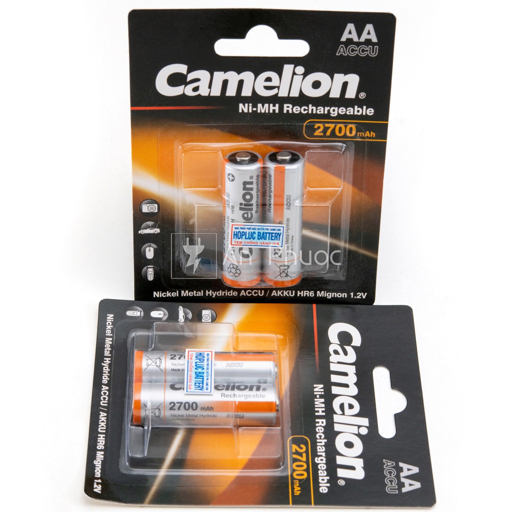 Pin tiểu sạc AA Camelion HR6 Ni-MH 2700mAh