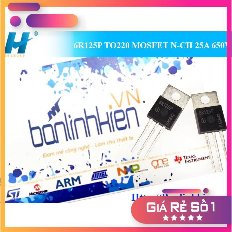 [Minh Hà] 6R125P TO220 MOSFET N-CH 25A 650V