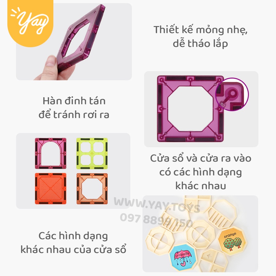 Trò Chơi Khung Cửa Sổ Sắc Màu Cho Bé 3 + - Nocky