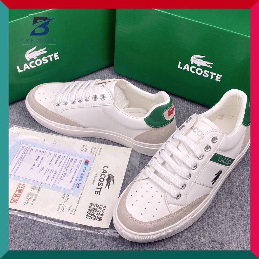 Giày Nam Lacoste BT400 giày thể thao Sneaker cho nam 4 màu sắc độc đáo dễ phối đồ full box