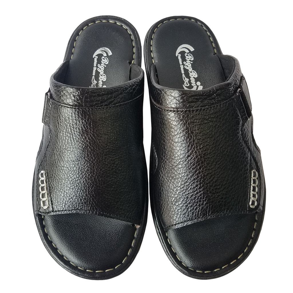 Dép Nam Quai Ngang Da Bò Thật BIGBEN Cao Cấp DN340