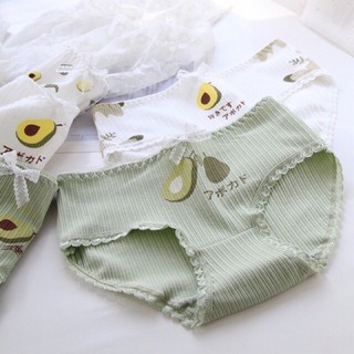 Quần lót cotton họa tiết quả bơ