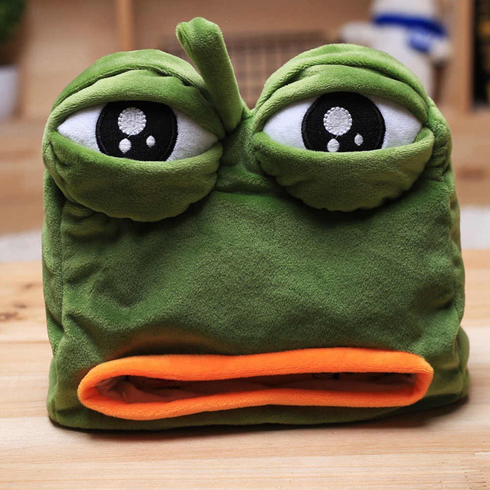 Hộp đựng khăn giấy mặt ếch xanh Pepe siêu bựa dành cho vozer