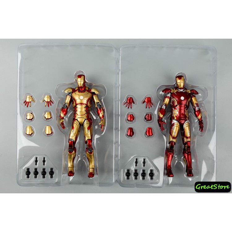 ( HÀNG CÓ SẴN ) MÔ HÌNH NHÂN VẬT IRON MAN MK42 MK43 AVENGER 3 CỬ ĐỘNG ĐƯỢC