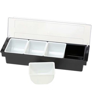 Khay nhựa đựng topping, thạch