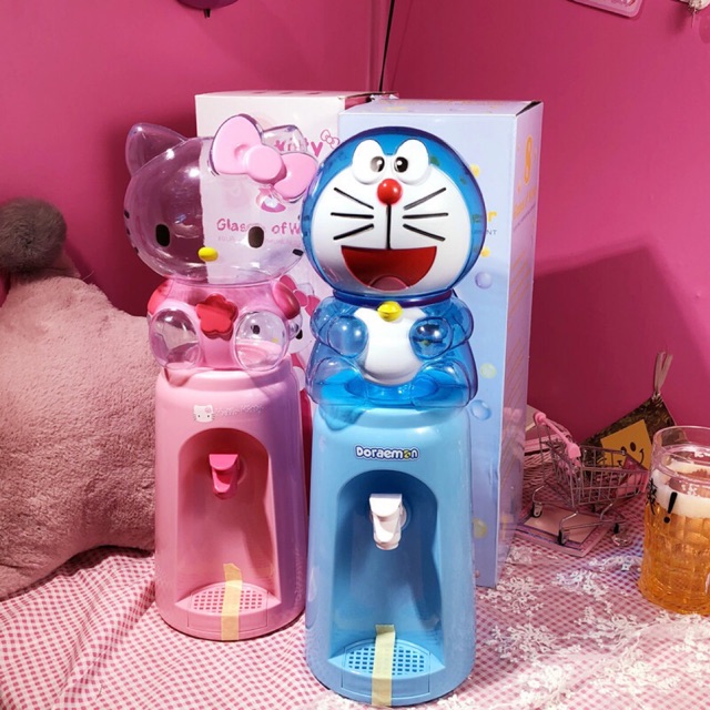 [HÀNG LOẠI 1] Bình Uống Nước Mini Doremon, Kitty Cao Cấp 2 lít Cho Bé