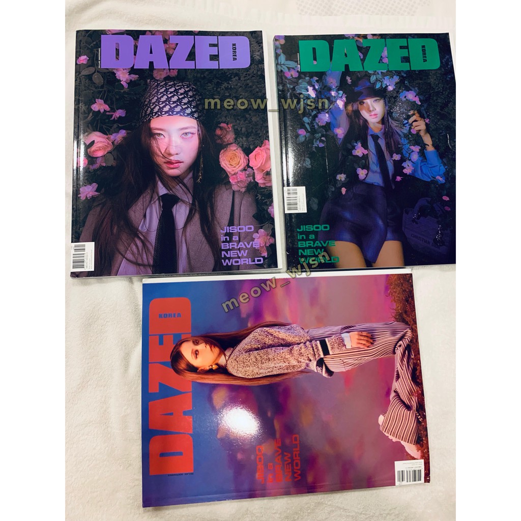 [Có sẵn] BlackPink Jisoo - Tạp chí DAZED with Dior (Special editon 2020)