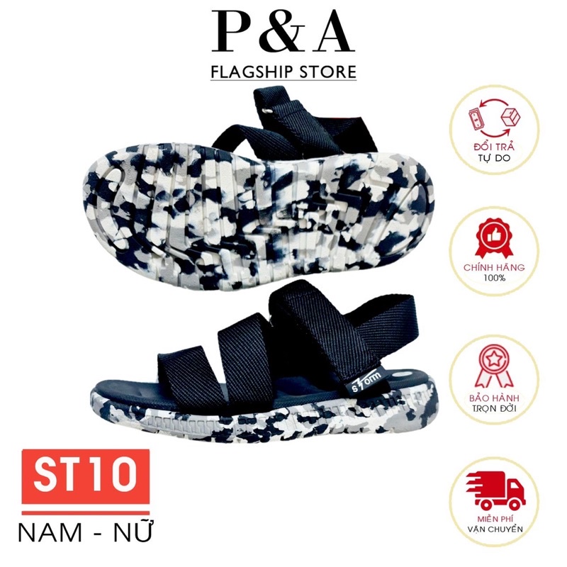 GIÀY SANDAL NAM/ NỮ STORM ST10 SIÊU NHẸ SIÊU ÊM MAU KHÔ