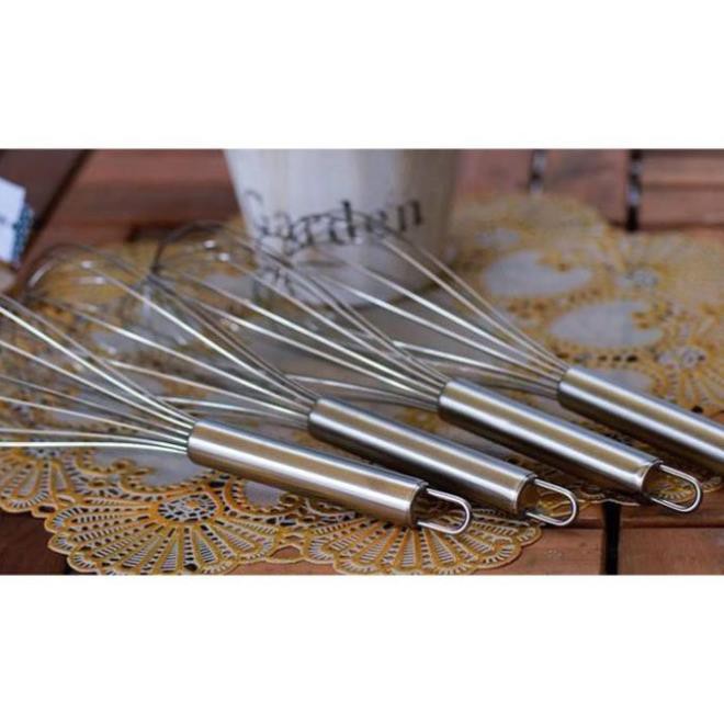 Dụng cụ Phới lồng đánh trứng trộn bột trà chanh làm bánh inox 304 dày dặn cao cấp đẹp GDTH