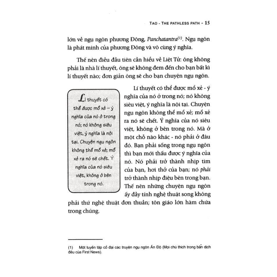 Sách - Đạo - Con Đường Không Lối - First News