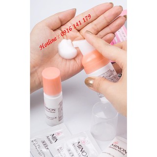 Set mini Minon Amino Moist dưỡng da