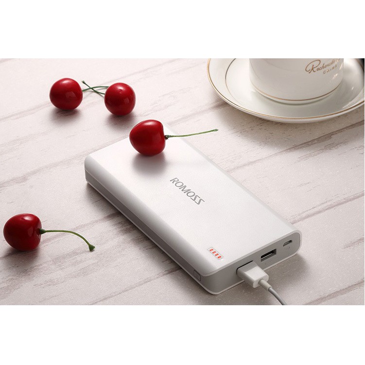 FREESHIP ĐƠN 99K_Pin Sạc Dự Phòng Romoss Sense 6 - 20000mAh - Chính Hãng + Khuyến mãi dây sạc 2in 1