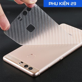 [Huawei P9 Plus] Dán lưng 3D vân Cacbon - Carbon