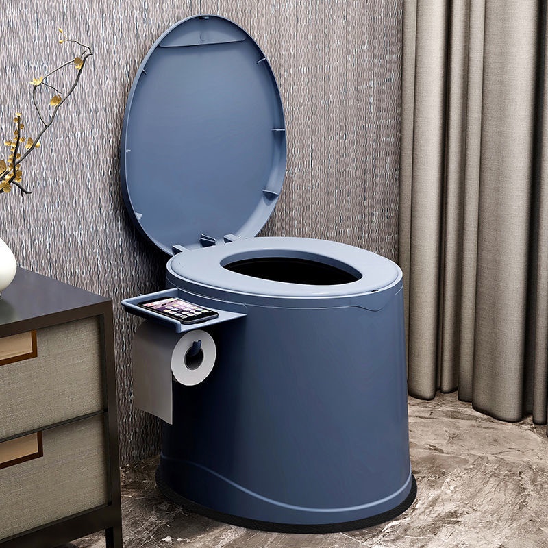 Người già nhà vệ sinh lớn di động phụ nữ có thai nhựa trong ống nhổ hộ gia đình