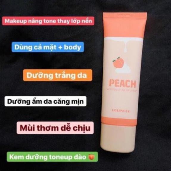 Kem Dưỡng Trắng Da [Trắng Da 100%-Hàng Auth] Kem Đào Peach Whip Tone Up Nâng Tone Da Trắng Hồng 50g