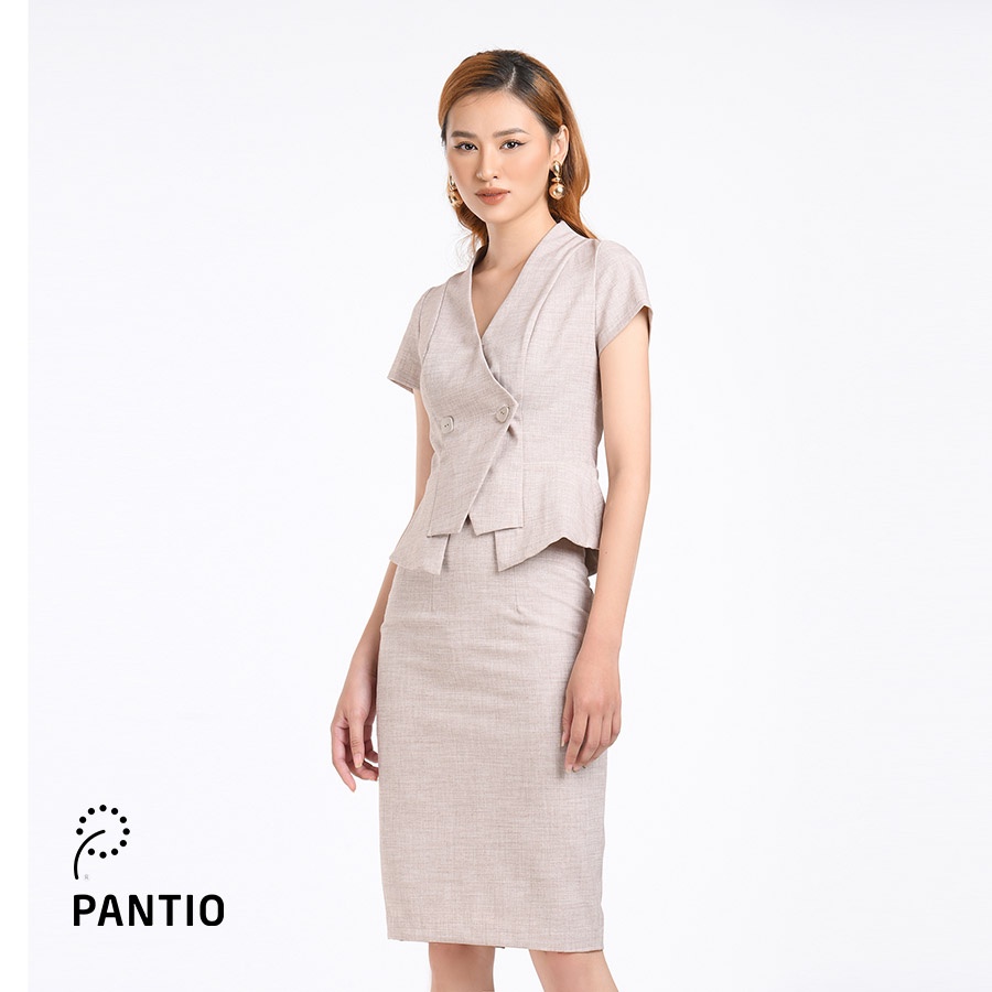 BJD52219 - Chân váy trơn dáng ôm nhẹ - PANTIO