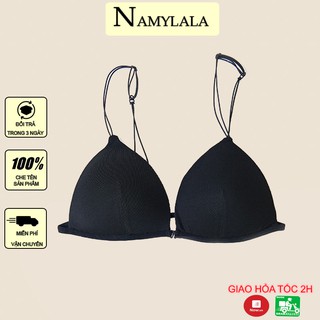 Áo Bra Cotton NAMYLALA Cài Trước Tiện Lợi Ko Gọng Đệm Mỏng Thoải Mái BR06