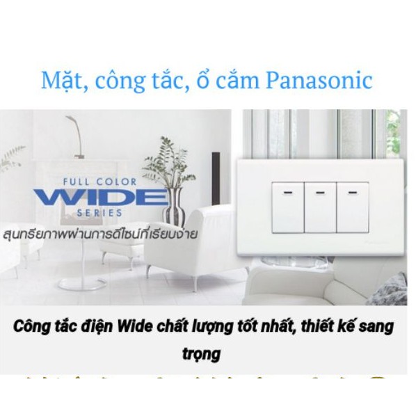 (GIÁ HỦY DIỆT) Ổ CẮM CÔNG TẮC PANASONIC CHÍNH HÃNG