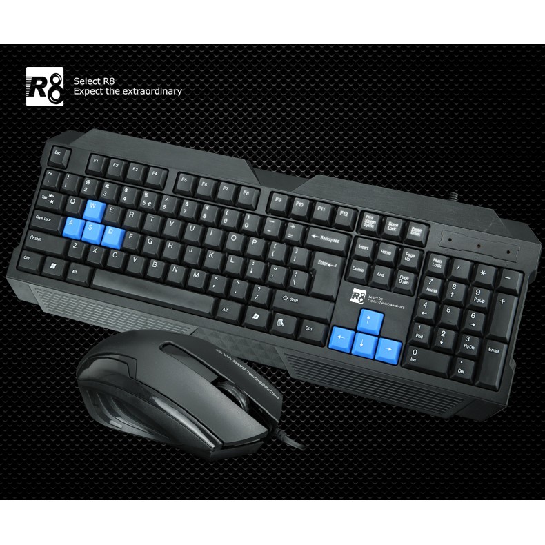 COMBO BÀN PHÍM CHUỘT R8 1906 - HÀNG CHÍNH HÃNG | BigBuy360 - bigbuy360.vn