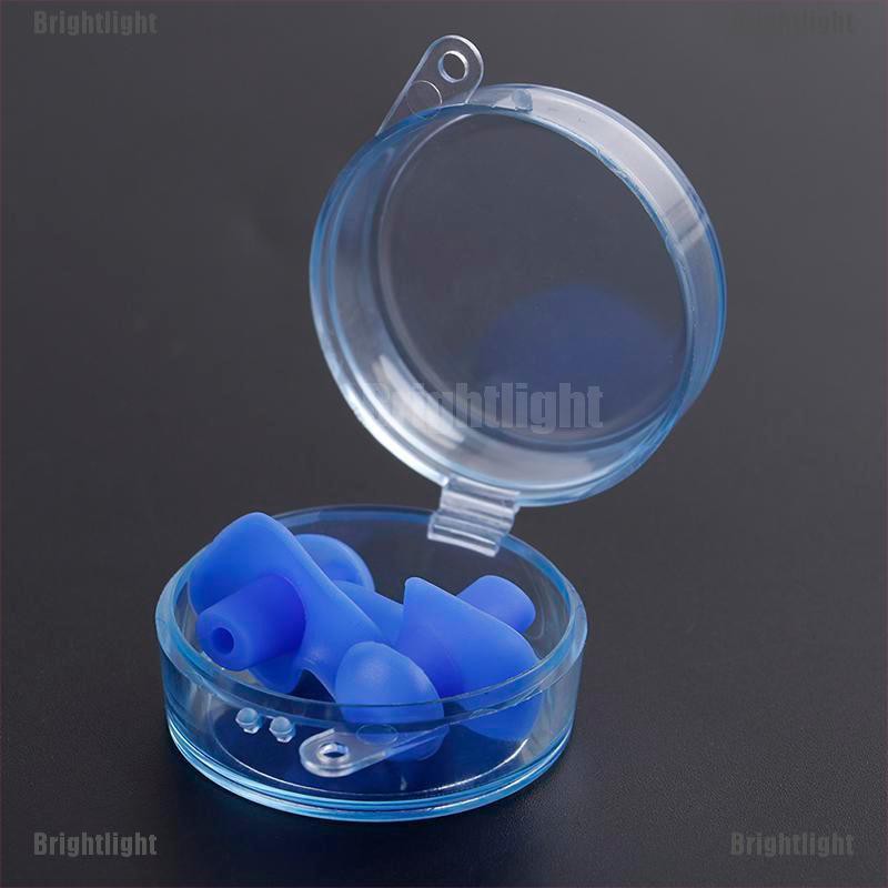Nút Bịt Tai Bằng Silicon Mềm Tiện Dụng Khi Đi Bơi / Làm Việc