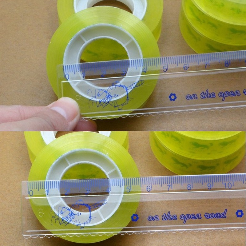 1pcs Clear Duct Tape/ Stationery / Office Supplies, Length 30 meters, Width 12 mm, Available 【YXC】