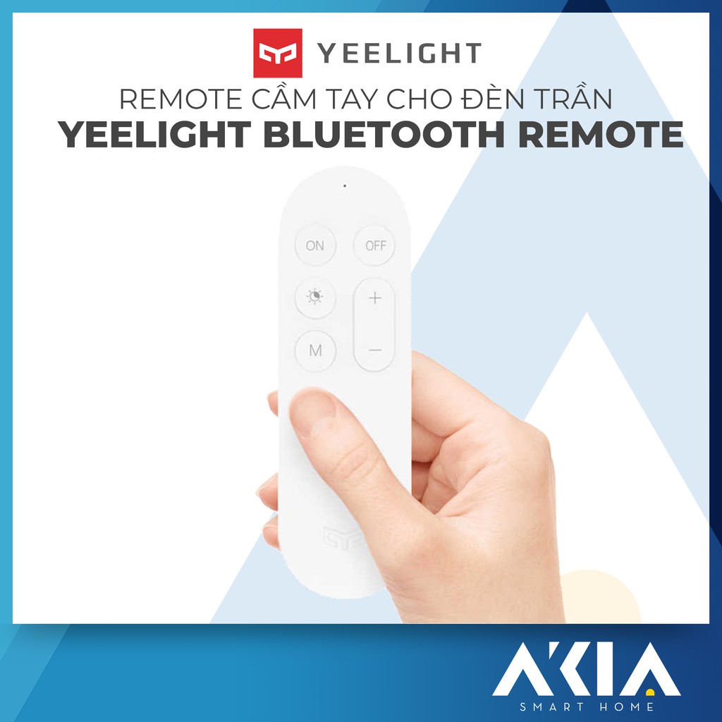 Remote Yeelight Bluetooth Điều Khiển Đèn Từ Xa Dành cho Đèn Trần Thông Minh Yeelight - Hàng Chính Hãng