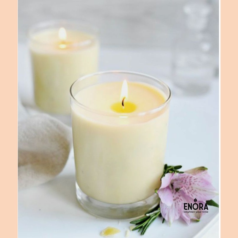 Sáp Đậu Nành Làm Nến (SOY WAX) - Nguyên Liệu Làm Nến Thơm Xuất Khẩu Cao Cấp ENORA CANDLE