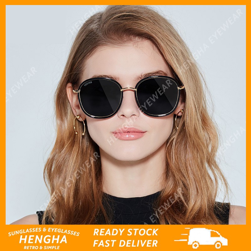 Kính mát gọng tròn với nhiều màu sắc tùy chọn thời trang dành cho nữ