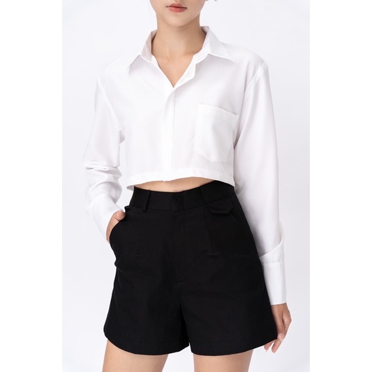 Áo sơmi croptop &quot;Malin Top&quot; Ellyclothing