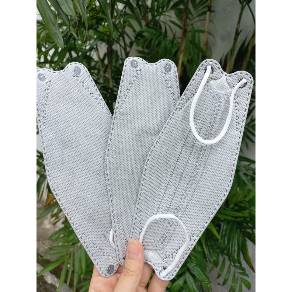 Khẩu Trang 4D Kiếu Dáng Hàn Quốc KF94 , Màu Trắng, kháng Khuẩn, Chống Bụi