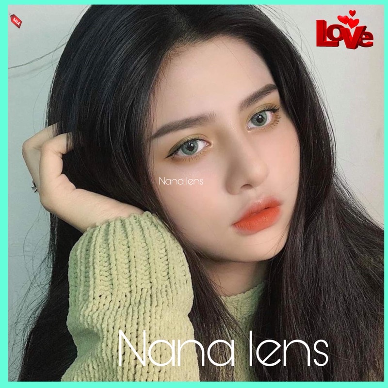 Lens thời trang màu xanh lá siêu xinh cuốn hút