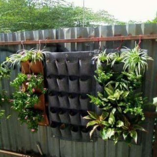 Túi vải trồng cây treo vườn 20 ngăn