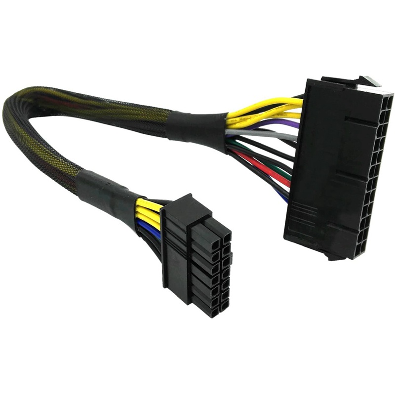 IBM Cáp Chuyển Đổi Nguồn 24 Pin Sang 14 Pin Atx Psu Cho Lenovo Pc Và Servers 12-inch