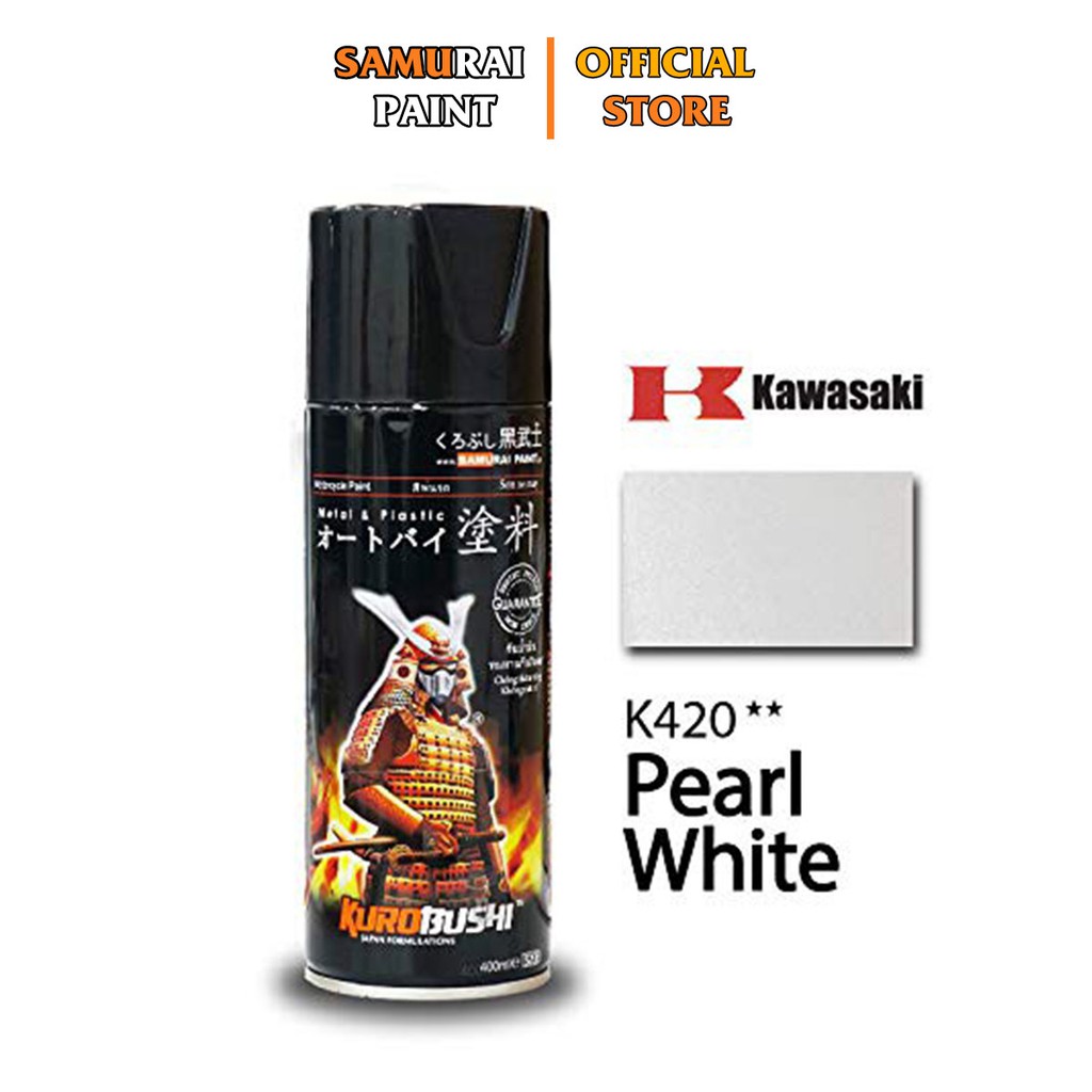 Chai Xịt Sơn Samurai K420 Chính Hãng Màu Trắng Ngọc Trai